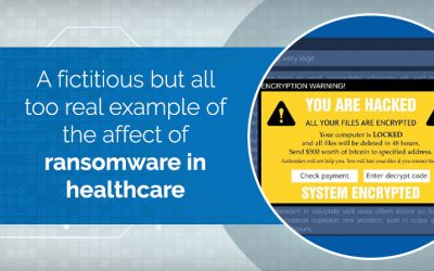 A fictitious but all too real example of the affect of ransomware in healthcare