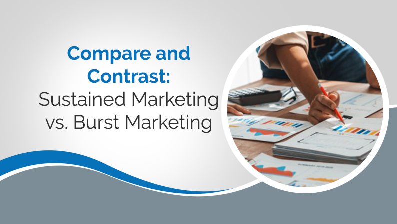 Compare and Contrast: Sustained Marketing vs. Burst Marketing