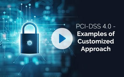 PCI-DSS4.0 – PCI Point1 Examples of Customized Approach