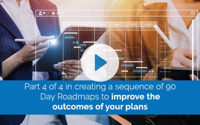 Part 4 of 4 in creating a sequence of 90 Day Roadmaps to improve the outcomes of your plans.
